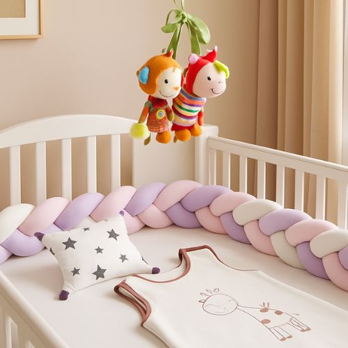 Tresse de lit élégante pour décoration chambre fille