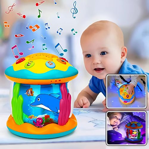 VEILLEUSE MUSICALE BÉBÉ | PROJECTEUR 2 EN 1™