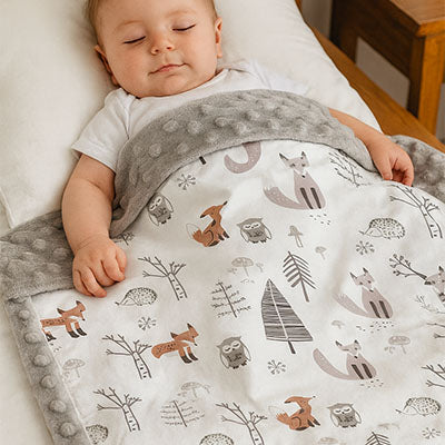 Couverture bébé 4 saisons réconfortante idéale pour moments de tendresse