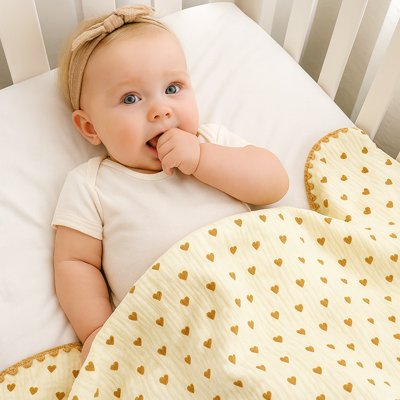 Couverture bébé ultra douce pour peau sensible