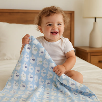 Couverture bébé aux motifs adorables stimulant éveil et imagination