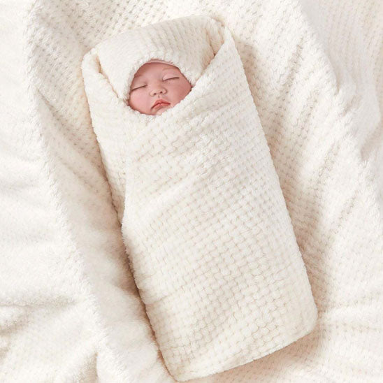 Couverture bébé moelleuse et respirante pour nouveau-né