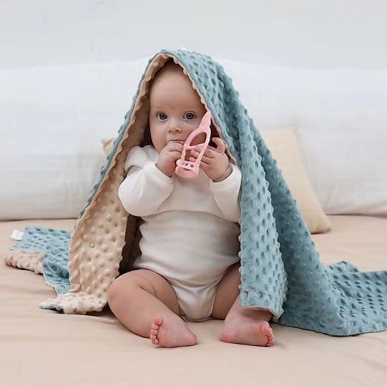 Couverture bébé adaptée à toutes les saisons, légère et chaude