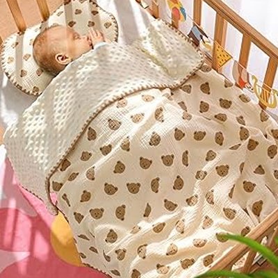 Couverture bébé unisexe pour garçons et filles