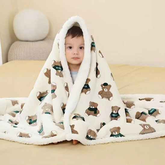 Polaire couverture bébé avec texture délicate pour confort quotidien