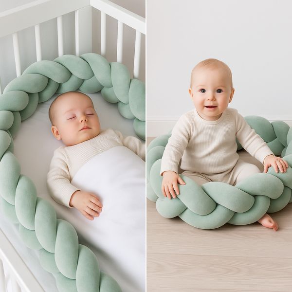 TRESSE DE LIT BÉBÉ | COCON VERT™