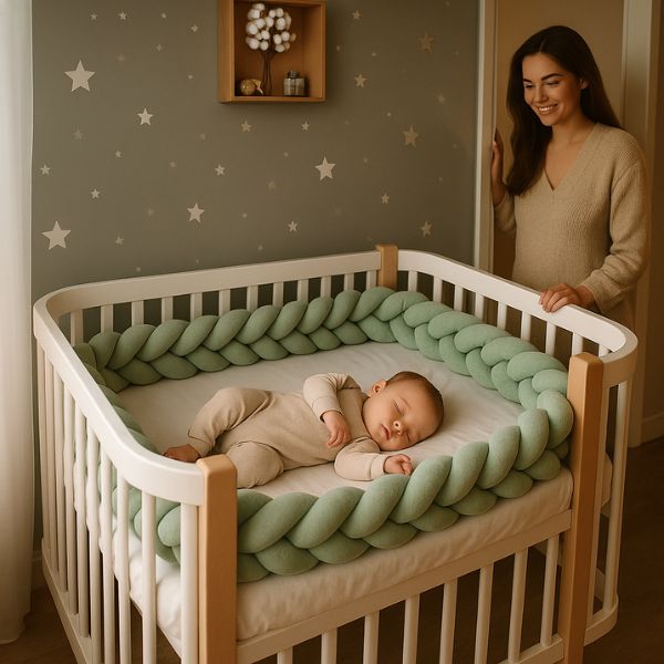 TRESSE DE LIT BÉBÉ | COCON VERT™